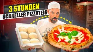 Pizzateig in Rekordzeit: Perfekter Teig in nur 3 Stunden! So geht’s!!!