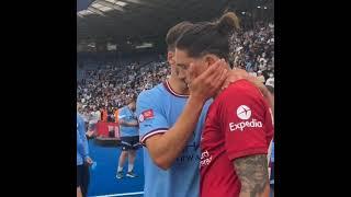 when Manchester City Ruben Dias show Darwin Nunez respect: