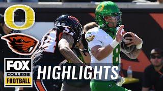 No. 9 Oregon Ducks vs. Oregon State Beavers Highlights | FOX College Football