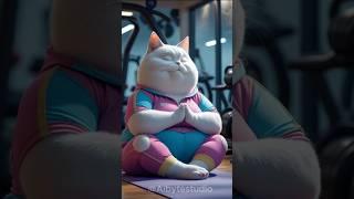 fat cat story of success  #cat #kitten #shorts
