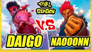 SFV CE  Daigo (Kage) vs Naooonn (Akuma)  Ranked Set  Street Fighter 5