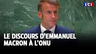 Le discours d’Emmanuel Macron à l’ONU