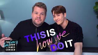 Jackson Wang & James Corden Trade Food, Language & Sport