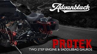 Advanblack PROTECK 2 step Engine & Saddlebag Guards