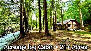 Washington Waterfront Homes For Sale | $295k | Acreage Cabins For Sale | 21 Acres | WA Land For Sale