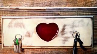 Lazy Guy DIY: Magnetic Key Hanger with Epoxy Heart