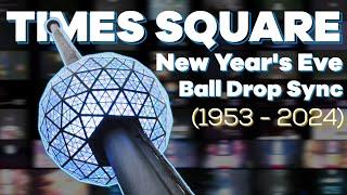 Times Square New Year's Eve Ball Drop Sync (1953-2024)