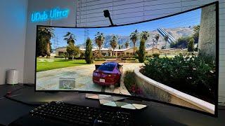 GTA 5 Enhanced Looks BEAUTIFUL on a LG 45" UltraWide OLED | BEST Gaming Monitor RTX HDR Gameplay