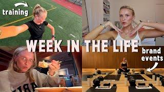 week in the life: brand events, half marathon training, and my makeup routine