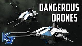 Space Engineers - Prototech Pursuit EP23 - "Designing Dangerous Drones"