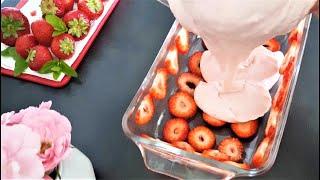 Ice Cream: 3 ingredients! Easy Recipe! Without ice cream maker