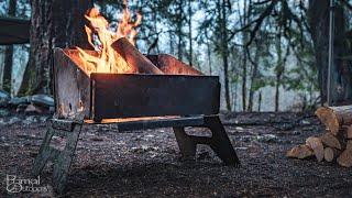 Flat Pack Portable Fire Pit