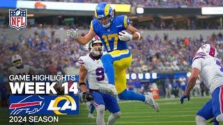 Buffalo Bills vs. Los Angeles Rams Game Highlights | NFL 2024 Season Week 14