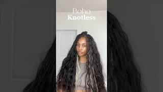 XS Boho knotless Sew-in!  can we really get in to this????