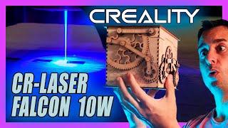 Creality CR-LASER Falcon 10W. Grabado y corte muy fácil! Potente máquina para crear obras maestras