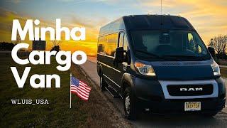 Mostrando minha Cargo Van [Em detalhes] - Dia a dia #5 |  #cargovan #eua #van