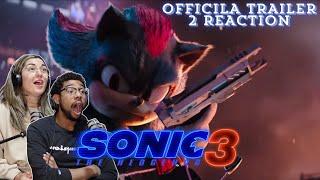 SONIC THE HEDGEHOG 3 OFFICIAL TRAILER 2 REACTION!!!