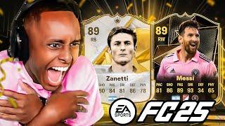 MESSI & ICON ZANETTI IN ONE PACK OPENING?! FC 25