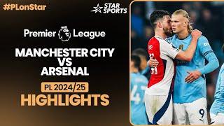 10-Man Arsenal draw at the Etihad | #MCIARS #PremierLeague 2024/25 Highlights