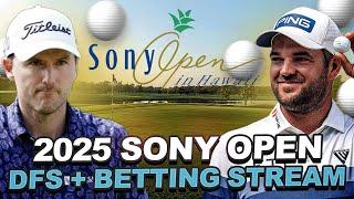 2025 Sony Open DFS + Prop Preview : Weather, DFS Strategy, Outrights, Prize Picks + Underdog Props