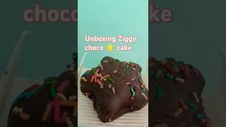 #unboxing #ziggy  choco star ⭐ cake #yummy ....#for food lovers .......#subcribe my channel ....