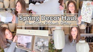 Spring Home Decor Haul 2025 | HomeGoods, Kirkland’s, & TJMaxx Finds