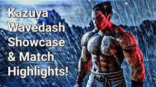 Kazuya Mishima Wavedash Showcase + Match Highlights! | TEKKEN 8