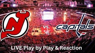 New Jersey Devils vs. Washington Capitals LIVE Play by Play & Reaction