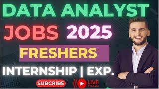 Data Analytics Jobs for Freshers in India | Data Analyst Jobs Freshers 2025