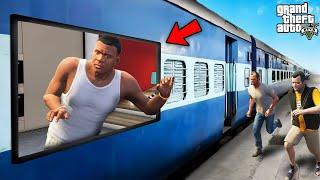 GTA 5 : I Escaped From A Moving Train And Solved A Mystery !