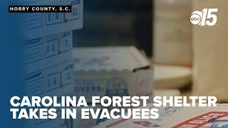 Carolina Forest Community Center takes in evacuees from wildfire