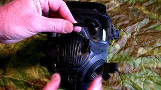 Unplugging The Drink Coupler On An Avon FM50, FM53 or C50 Gas Mask