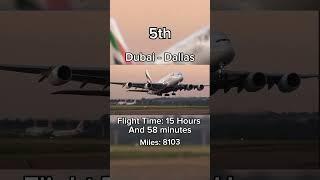 Airlines and their Longest Flights️#aviation#avgeek#jetplane#airlines#planes#a380#emirates#pilot