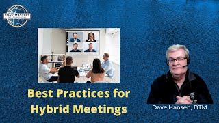 Best Practices for Hybrid Meetings