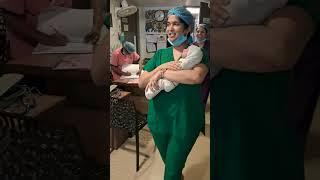 A new born baby after birth delivery crying #shorts video #baby#newborn #viralvideo