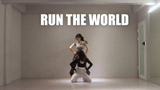 [ 스우파 'Run The World' 안무 거울모드 MIRRORED | 커버댄스 DANCECOVER | 2인안무 ]