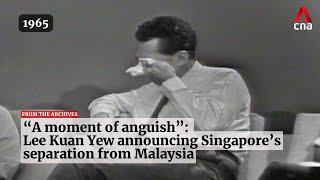 Lee Kuan Yew on Singapore's separation from Malaysia in 1965 | From the archives