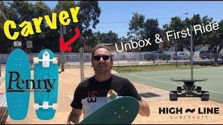 Penny Board Carver High-Line ft. Waterbourne truck - Andrew Penman EBoard Reviews - Vlog No. 139