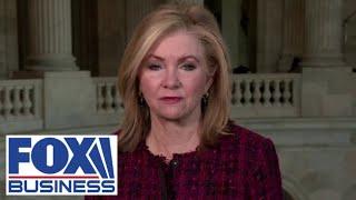 How does Sen Blackburn feel about breaking up big tech?