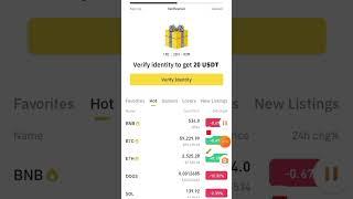 Verification in binance easily #binance #account #shortvideo #shorts