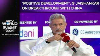 India China Border | S Jaishankar On Breakthrough With China: "Positive Development"