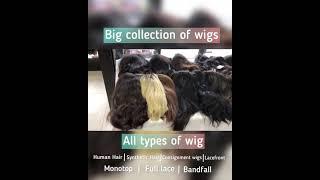 Huge collection of wigs in store | Get any wig any style any colour |