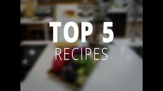 Discovery Vitality HealthyFood Studio top 5 recipes. #VitalityatHome