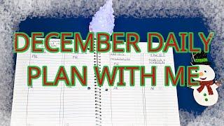 December 2023 Daily Bujo | Plan With Me | Minimal Bullet Journal Setup For Productivity |  #bujo