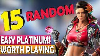 15 Random Easy Platinum Games Worth Playing