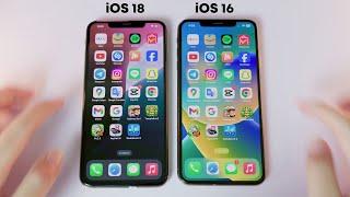 iPhone XS Max iOS 18 vs iOS 16 SPEED TEST - iOS 18 vs iOS 16 Comparison