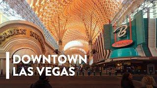 [4K] WALKING: LAS VEGAS, USA - Exploring Downtown