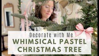 Decorate a CHRISTMAS TREE in a PASTEL COQUETTE Style  DIY Ideas & Holiday Magic!