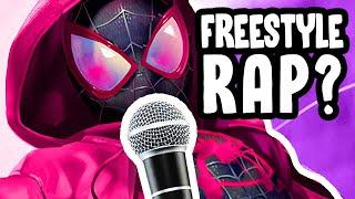 I FREESTYLED over the new Spider Man footage and this happened! (Video Game Bars)