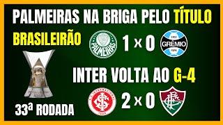 BRASILEIRÃO | PALMEIRAS NA BRIGA PELO TÍTULO | INTER VOLTA AO G-4